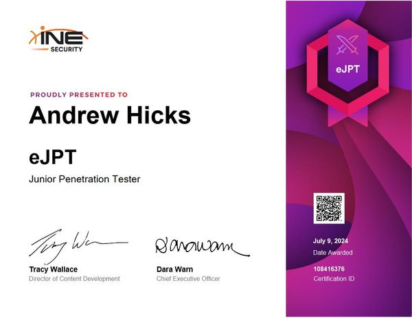 I Passed The INE eJPT Certification!